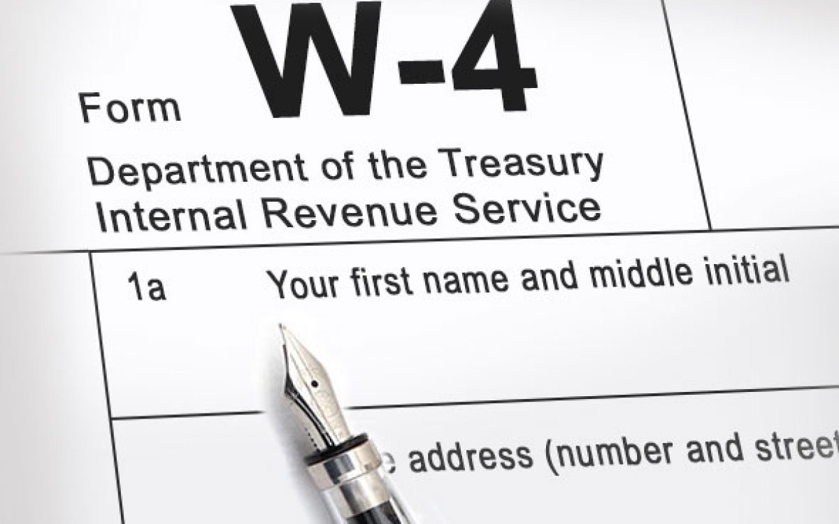 New IRS W-4 Form